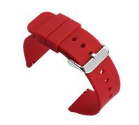 Svincoter Cinturino impermeabile in silicone a sgancio rapido da 10-24 mm, adatto alla maggior parte degli orologi con cassa piatta.(Crimson,15mm)
