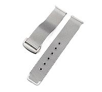 Svincoter Cinturino in acciaio inossidabile a maglie da 20 mm 22 mm adatto for Omega 007 Seamaster Diver 300 Watch Band Uomo Bracciale con fibbia pieghevole in metallo(22mm)