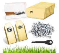 SVIPDDD Confezione da 60 Lame per Robot Tagliaerba, Lame in Titanio da 0,75 mm, Lame per Robot Tagliaerba per Husqvarna Automower, Gardena, Yard Force, Accessori per Robot da Prato