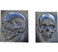SvitMolds DIY Skull Mold Panno Concrete Plaque Cement Concrete Skull