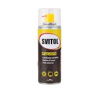 Svitol Lubrificante Spray Grasso 200 ml erogatore con cannuccia, adesività, elimina attrito, resistente all'acqua e alle temperature, valvola 360°, facile erogazione, Made in Italy