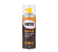 Svitol Lubrificante Spray Serrature 200 ml per meccanismi porte, erogatore con cannuccia, antiruggine, antiattrito, antigrippante, antigelo, con PTFE, resa professionale
