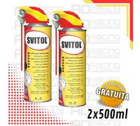 SVITOL olio Lubrificante Spray 2 x 500 ml sciogli ruggine catrame grasso lucido