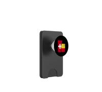 Svizzera Belgio Mezza Bandiera Maglia Belga Svizzera PopSockets PopWallet per MagSafe