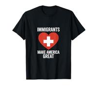 Svizzera Gli immigrati rendono l'America una grande immigrazione pro Maglietta