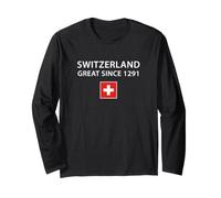 Svizzera Grande dal 1291 Swiss Pride Maglia a Manica