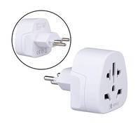 Svizzera Switzerland CH Adapter Plug Viaggi Tipo H to a UK, US USA American, Australia, EU Europe European, China, Japan Giappone, Thailandia, Argentina, Swiss Adattatore Presa Internazionale 3 Pin