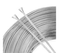 SVKVBNLNGK 10/50 m UL2468 Cavo di alimentazione trasparente a 2 poli 16/18/20/22/24/26/28/30 AWG PVC isolato Cavo per altoparlante audio filo LED Filo (trasparente, 50 METERS_28AWG (0,1MM2))