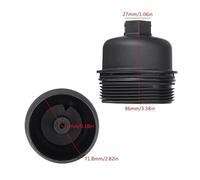 SVKVBNLNGK Adatto for Ford Transit Mk6 Mk7 2.2 2.4 3.2 Tappo Alloggiamento Filtro Olio Diesel 3m5q6737aa Filtri for Automobili Tappo del Filtro dell'olio