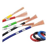 SVKVBNLNGK Cavo audio for altoparlanti auto AVSS da 10~20 m, sottile filo di rame puro isolato in PVC, cavo alimentazione fai te 0,3 mm a 2,5 quadrati Filo(G,20M_13AWG SQ2.5MM)