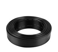 SVKVBNLNGK Cavo di alimentazione for camion e rimorchi a 2 conduttori, 2/5/10/20/30/40/50/60 m, in rame puro, PVC, nero, accessori for auto Filo(60M)