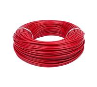 SVKVBNLNGK Cavo elettrico in rame nudo isolato in PVC for filo sottile RV da 5 metri quadrati, 0,3,75 1, mm, alimentazione for altoparlanti 220 V, cavo Filo(Red,5M_SQUARE 1.0MM)