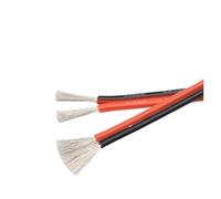SVKVBNLNGK Cavo elettrico RVB rosso nero a 2 pin 5M 10M 12 14 16 18 20 22 AWG in rame nudo isolato in PVC UL2468 Cavi di alimentazione LED Filo(10 METERS_12AWG 2.5MM2)