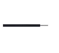 SVKVBNLNGK Cavo for cuffie fai da te in filo di rame placcato argento isolamento FEP 10 m PTFE Filo(Black,10M_18AWG SQ0.75MM)