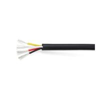 SVKVBNLNGK Cavo multipolare UL2464 da 10 m, 30 28 26 24 22 20 18 16 AWG/2 3 4 5 6 7 8 9 fili, cavo di alimentazione audio a canale, cavi rivestiti Filo(4 Cores,10 METERS_22AWG)