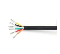 SVKVBNLNGK Cavo multipolare UL2464 da 10 m, 30 28 26 24 22 20 18 16 AWG/2 3 4 5 6 7 8 9 fili, cavo di alimentazione audio a canale, cavi rivestiti Filo(6 Cores,10 METERS_28AWG)