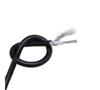 SVKVBNLNGK Cavo schermato in PVC UL1185 da 5/10/20 m, 28 26 24 22 20 18 16 14 12 10 AWG, cavi schermati rame for audio a singolo nucleo elettronico Filo(Black,10 METERS_12AWG)