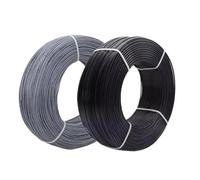 SVKVBNLNGK Cavo schermato multipolare UL2547 di segnale AWG 30/28 Canale 2 3 4 5 core for altoparlanti audio in rame stagnato Filo(Black x 24AWG Grey x 30AWG,5 ME_5 CORES)
