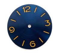 SVKVBNLNGK Guarda gli accessori 38.9mm PARNIS GUARDA MECCANICA PANNIS PANNIS PANNELLO BLU/ARANCIA/CONSEGNA SERILE NERO Compatibile for ETA 6497 6498 ST3600 Movimento Quadrante dell'orologio(3)