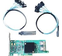 SVNXINGTII 9207-8i 6Gbs SAS 2308 PCI-E 3.0 HBA IT Mode per ZFS FreeNAS unRAID 2* SFF-8087 SATA Host Bus Adapter