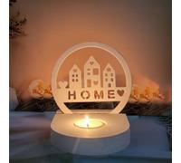 SVOCK Stampo in Silicone Grande 3D a Forma di Casa per Artigianato in Gesso, Sapone e Candele di Cera di Soia