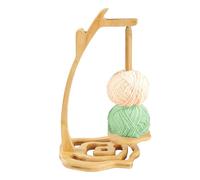 Svolgitore di Lana,Filato e Portafilo in Legno Rotazione a 360 Gradi Supporto Magnetico per Gomitoli di Lana Avvolgitore per Lanas Porta Gomitolo Rotante per Filati Ricami a Maglia