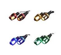Svolta Segnalazione Luci 1 Pz Estremità Manubrio Motociclo Indicatore Direzione A LED Indicatore Di Direzione Laterale Della Barra Luci Dispositivo Lampade