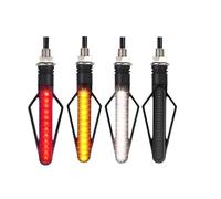 Svolta Segnalazione Luci Moto 24LED 10mm Indicatore Di Direzione Luminoso Indicatore Luminoso Anteriore Posteriore Luce Diurna Che Scorre Lampade Dei Freni Moto Universale