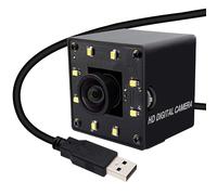 Svpro Fotocamera USB 12MP Con Luce, 4K 30fps Lightburn Camera 1080P 120fps Ad Alta Velocità, IMX577 Bassa Luce USB Esterna per PC Laptop, Linux, Windows, Android, MacOS