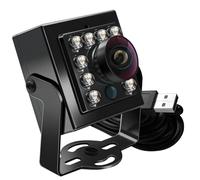 Svpro Fotocamera USB da 1080P per computer con visione diurna e notturna da 2 MP, commutazione automatica a infrarossi per tutto il giorno, foto USB 2.0, scheda webcam OV2710 con LED IR per Windows