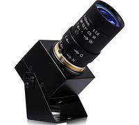 Svpro Fotocamera USB da 8MP messa a fuoco manuale, webcam con varifocus 5-50 mm CS Mount Obiettivo 10X zoom esterno per computer portatile, PC, fotocamera UVC Plug and Play