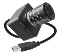 Svpro Webcam da 12 MP, USB 3.0, ad alta velocità, 1080p/230fps, 4K/60fps, messa a fuoco manuale, con obiettivo zoom da 3,6-10 mm, fotocamera UVC per Windows, Linux, Mac, Android