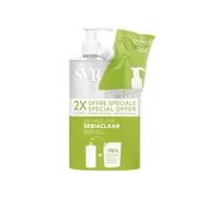 SVR Sebiaclear Acqua Micellare Purificante e Detergente 400ml + Eco Ricarica 400ml - Acqua micellare