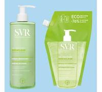 SVR Sebiaclear Gel Moussant 400 ml + Refill 400 ml Detergente Pelle Grassa