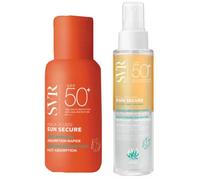 SVR Sun Secure Summer Set SPF50+ Aqua Fluide 50ml Eau Solaire 100ml