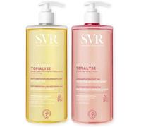 SVR Topialyse Gel Detergente Delicato 1 L + Olio Lavante Anti-Prurito 1 Litro