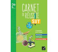SVT 2de mon carnet de réussite: Carnet élève