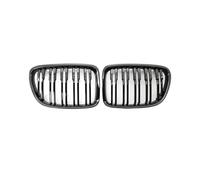 SVTSTRQE Griglia paraurti Anteriore Griglie Racing per E84 X1 18i 20i 25i 28i 2009-2015 Nero Lucido Copertura Sportiva Doppia Lamella Griglia Doppio Rene Paraurti Anteriore Griglia radiatore