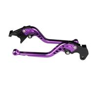 SVTSTRQE Per B&MW K1200S 2004-2008 Leva Freno Frizione Regolabile Motocicletta Leva Freno Motocicletta Maniglia Accessori Manopole Leve freno frizione moto(Viola lungo)