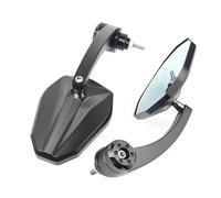 SVTSTRQE per Cfmoto 150nk 250nk 450nk 450mt 800nk 250cl 450cl 17-22mm Bar End Moto Specchio in Lega di Alluminio Specchietti retrovisore Laterali(Nero 1)