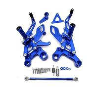 SVTSTRQE Poggiapiedi per Motocicletta Pedane Arretrate per Y&amaha MT-09 MT09 FZ-09 FZ09 2013-2017 XSR900 XSR 900 2013-2016(Blu)