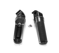 SVTSTRQE Poggiapiedi per Motocicletta Pedane Poggiapiedi Anteriori Posteriori per Moto per Y&amaha MT-07 MT07 2014-2016 MT-09 MT09 2013-2019 XSR700 17-19 XSR900 FZ6(Posteriore Nero)