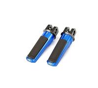 SVTSTRQE Poggiapiedi per Motocicletta Pedane Poggiapiedi Anteriori Posteriori per Moto per Y&amaha MT-07 MT07 2014-2016 MT-09 MT09 2013-2019 XSR700 17-19 XSR900 FZ6(Front Blue)