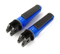 SVTSTRQE Poggiapiedi per Motocicletta Pedane Poggiapiedi Anteriori Posteriori per Y&amaha MT-07 MT07 2014-2016 MT-09 MT09 2013-2019 XSR700 17-19 XSR900 FZ6(Blue Front)