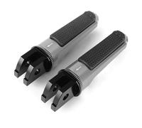 SVTSTRQE Poggiapiedi per Motocicletta Pedane Poggiapiedi Anteriori Posteriori per Y&amaha MT-07 MT07 2014-2016 MT-09 MT09 2013-2019 XSR700 17-19 XSR900 FZ6(Fronte Grigio)