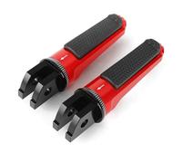 SVTSTRQE Poggiapiedi per Motocicletta Pedane Poggiapiedi Anteriori Posteriori per Y&amaha MT-07 MT07 2014-2016 MT-09 MT09 2013-2019 XSR700 17-19 XSR900 FZ6(Fronte Rosso)