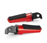 SVTSTRQE Poggiapiedi per Motocicletta Pedane Poggiapiedi Anteriori Posteriori per Y&amaha MT-07 MT07 2014-2016 MT-09 MT09 2013-2019 XSR700 17-19 XSR900 FZ6(Rosso Posteriore)