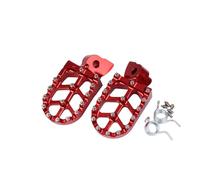 SVTSTRQE Poggiapiedi per Motocicletta per Beta RR 125 250 300 350 390 400 430 480 520 525 2T 4T X per Trainer 250 300 Poggiapiedi Pedane Poggiapiedi(Rosso)