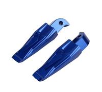 SVTSTRQE Poggiapiedi per Motocicletta Poggiapiedi Passeggero Posteriore per Y&amaha NMAX155 TMAX 530 MT-07 in Lega di Alluminio CNC(Blu)