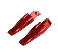 SVTSTRQE Poggiapiedi per Motocicletta Poggiapiedi Passeggero Posteriore per Y&amaha NMAX155 TMAX 530 MT-07 in Lega di Alluminio CNC(Rosso)